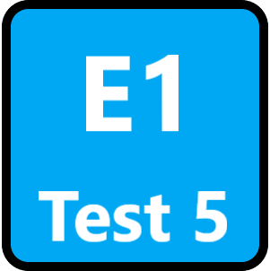 E1 Test 5