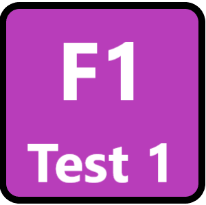 F1 Test 1