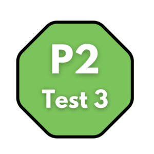 P2 Test 3